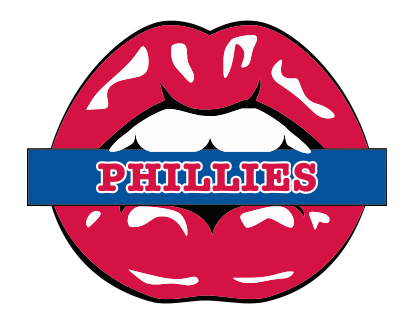 Philadelphia Phillies Lips Logo vinyl decal